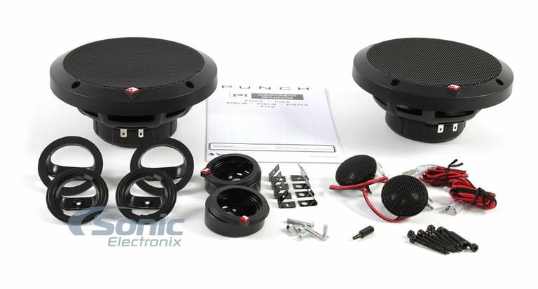 2 sets New Rockford Fosgate P165-SI 6.5" 240W 2-Way Car Component Speaker System Image 11