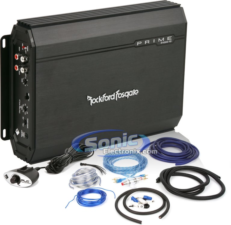 Rockford Fosgate PRIME R1000-1D + Amplifier Kit Image 1