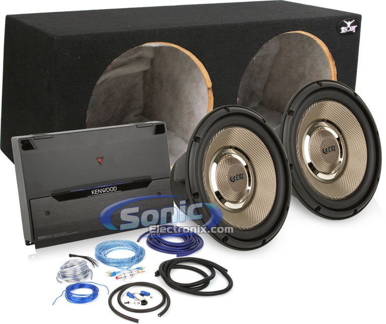 2800W Complete Kenwood + Infinity Bass Package Image 1