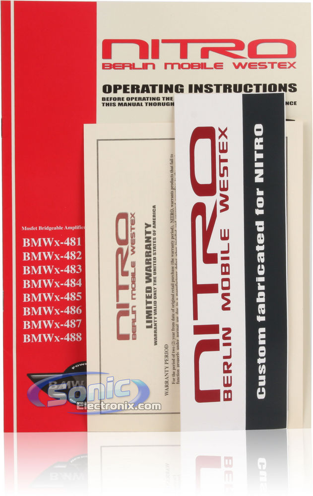 Nitro BMW-486 + Amplifier Kit Image 7