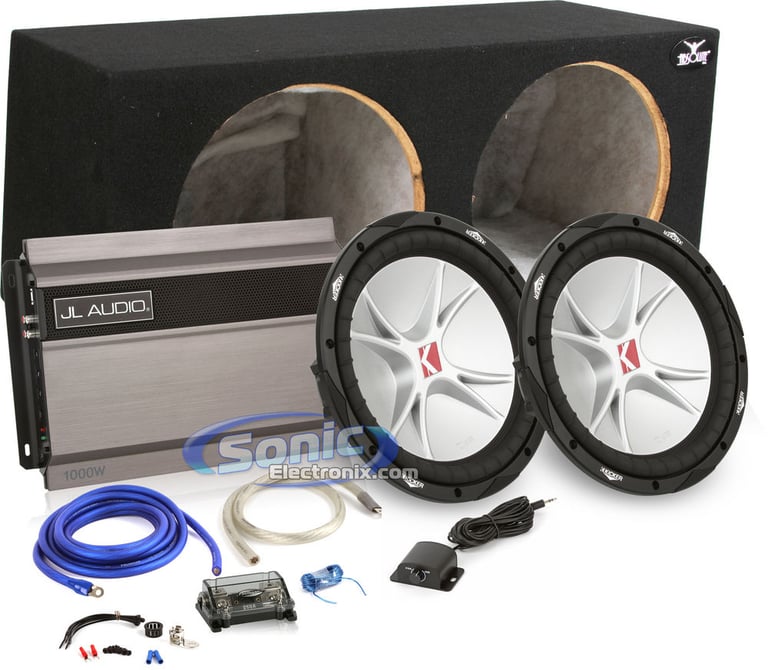 1600W Complete JL Audio + Kicker Bass Package Image 1