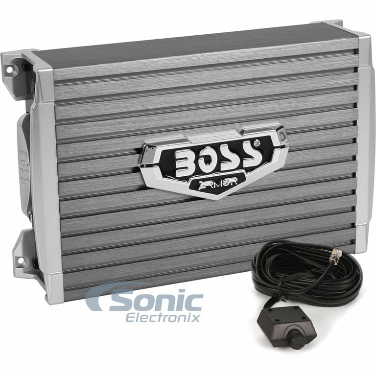 Boss AR1500M Mono Car Amplifier + 2 Farad Capacitor + Amp Kit Image 2