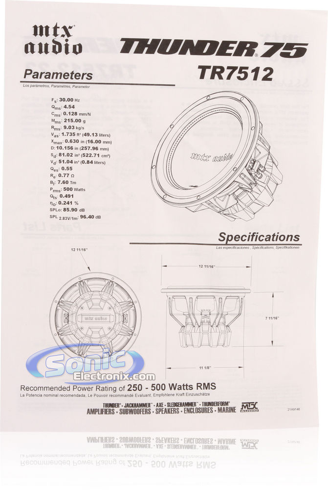2000W Complete Rockford Fosgate + MTX Audio Bass Package Image 10