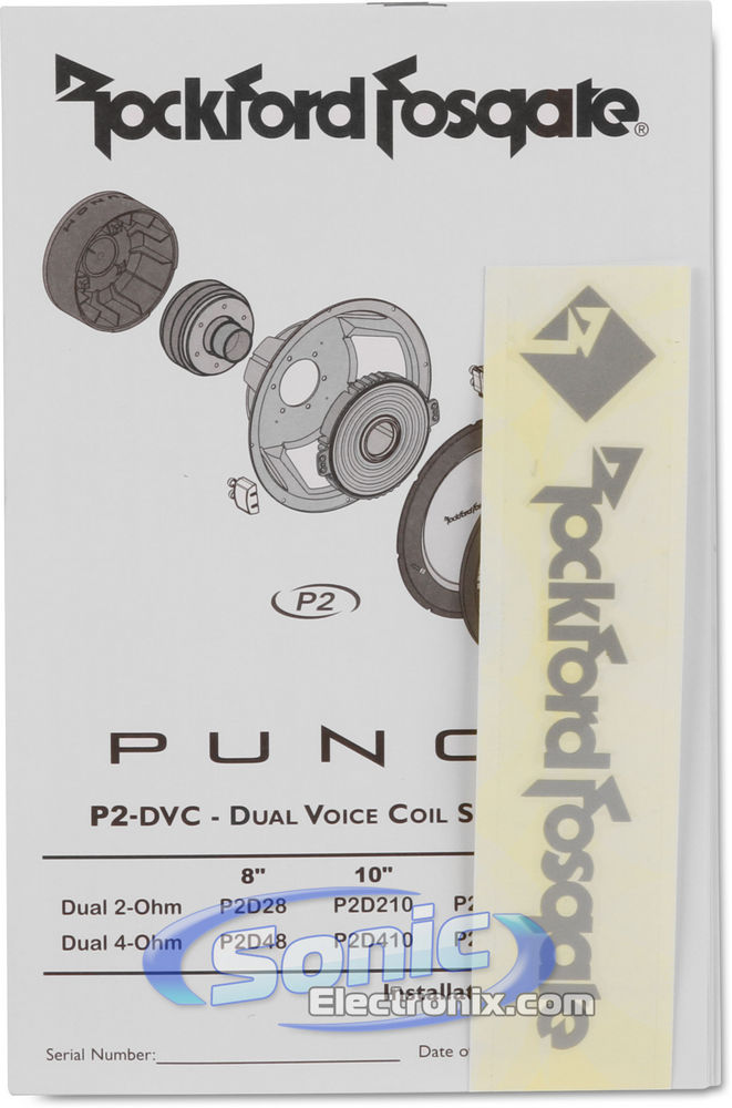 Rockford Fosgate Punch P2D212 Open Box Image 7