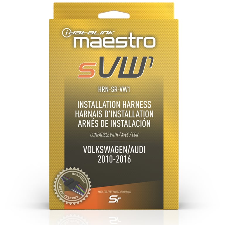 iDataLink Maestro HRN-SR-VW1 Wiring Harness Image 4