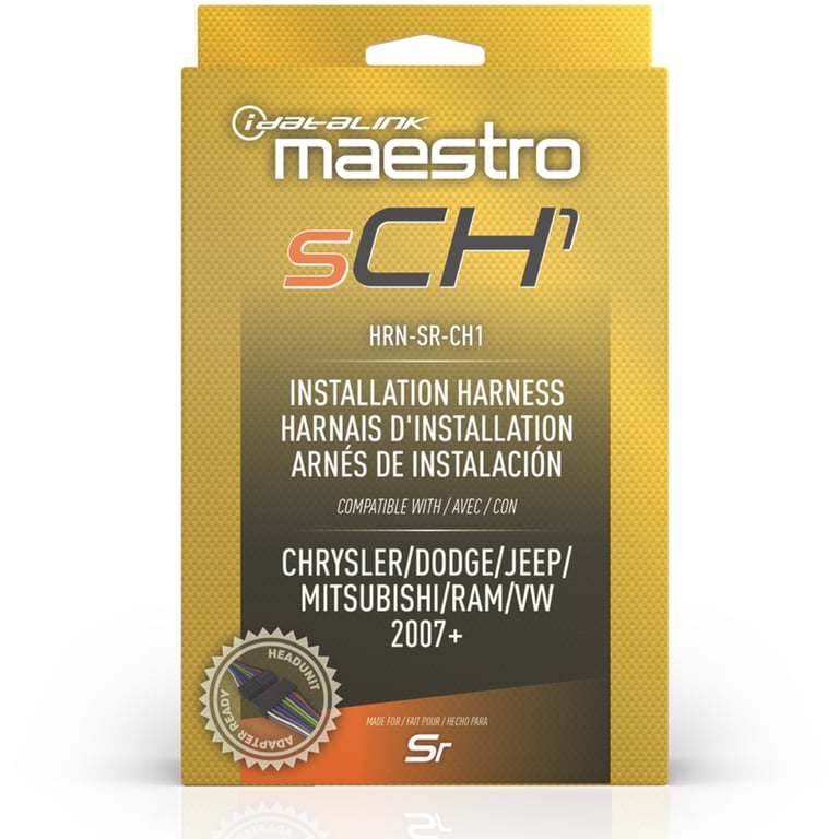 iDataLink Maestro HRN-SR-CH1 Wiring Harness Image 4