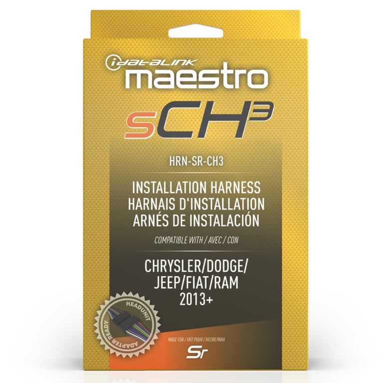 iDataLink Maestro HRN-SR-CH3 Wiring Harness Image 4