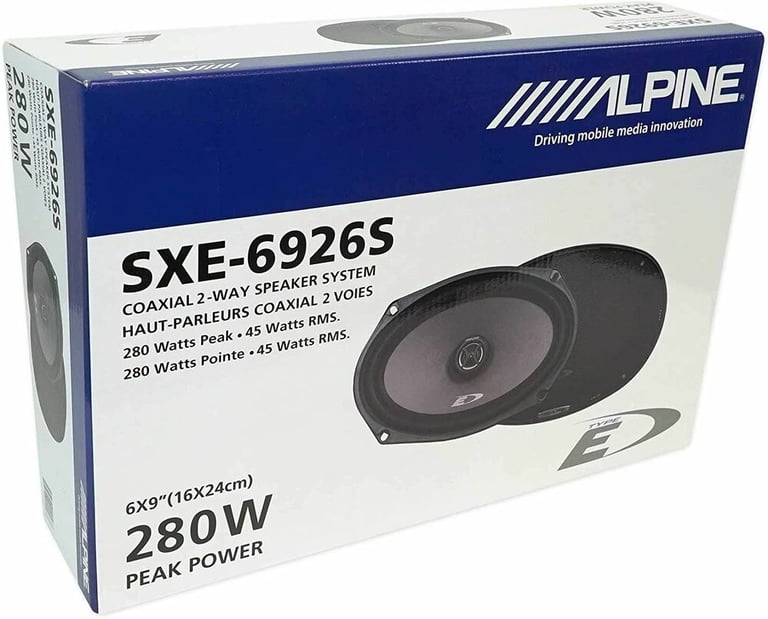 Alpine SXE-6926S 2 Pairs (4 Total) Image 7