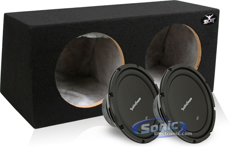 600W Rockford Fosgate Subwoofer + Sealed Enclosure Bass Package Image 1