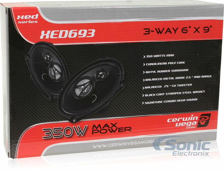 Cerwin-Vega XED693 (2-Pairs, 4-Total) Image 4