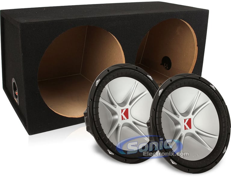 2000W Kicker Subwoofer + Sealed Enclosure Bass Package Image 1