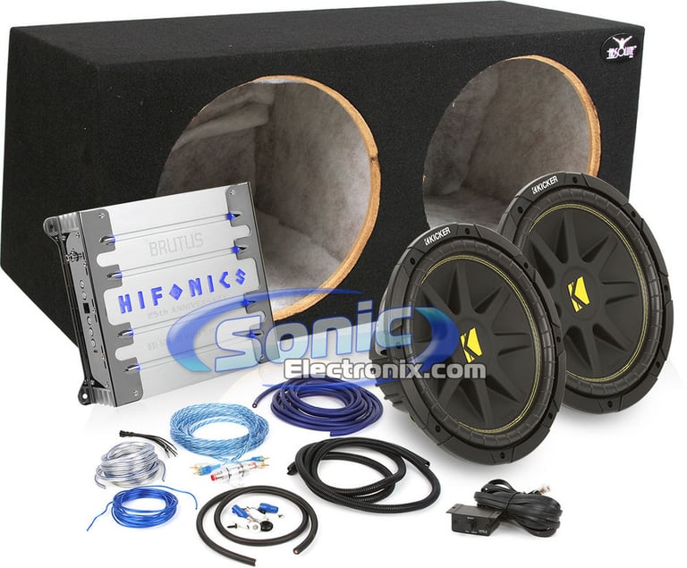 600W Complete Kicker + Hifonics R/B Bass Package Image 1