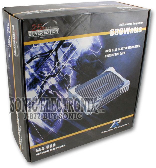 Power Acoustik SL4-680 R/B Image 4