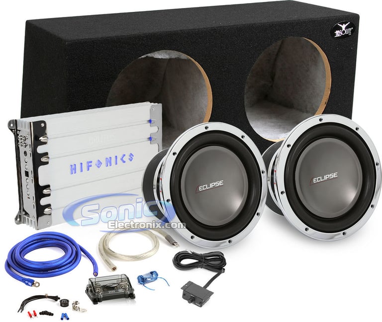 2000W Complete Hifonics + Eclipse Bass Package Image 1