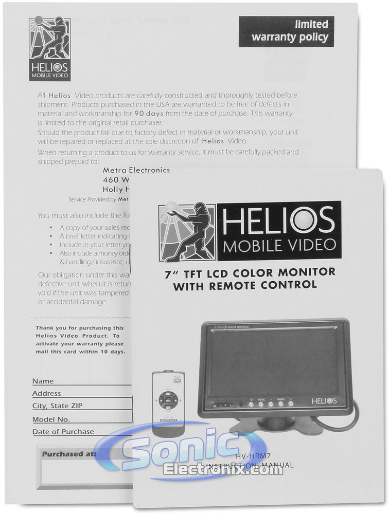 Helios HV-HRM7 Image 10