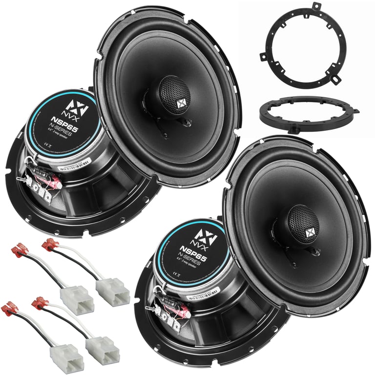 NVX Complete N-Series Speaker Upgrade Kit for 07-18 Jeep Wrangler JK Image 1