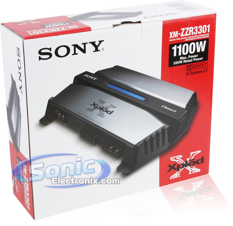 Sony XM-ZZR3301 + Amplifier Kit Image 5