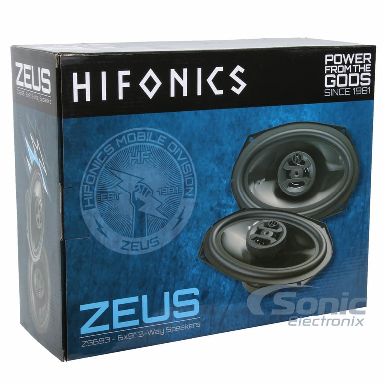 Hifonics ZS693 (2-Pairs, 4-Total) Image 9