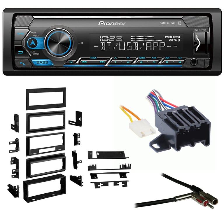 1984-1989 Chevy Corvette Single DIN Bluetooth Car Stereo Upgrade | Pioneer Image 1