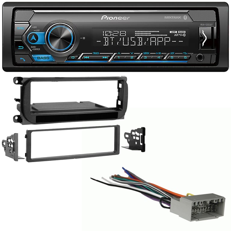 2002-2005 Dodge RAM1500 Single DIN Bluetooth Car Stereo Upgrade | Pioneer Image 1