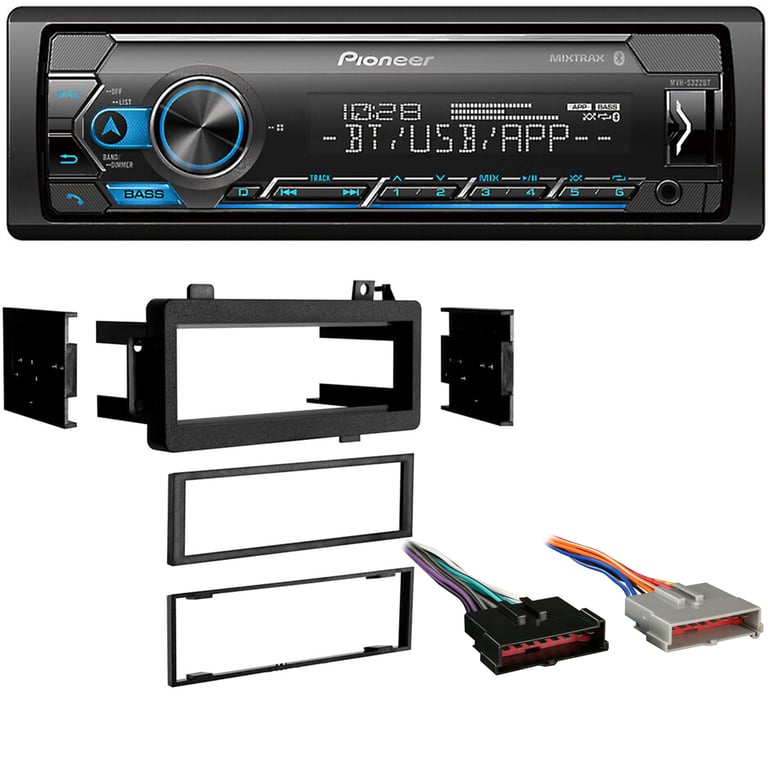 1994-2001 Dodge RAM1500 Single DIN Bluetooth Car Stereo Upgrade | Pioneer Image 1