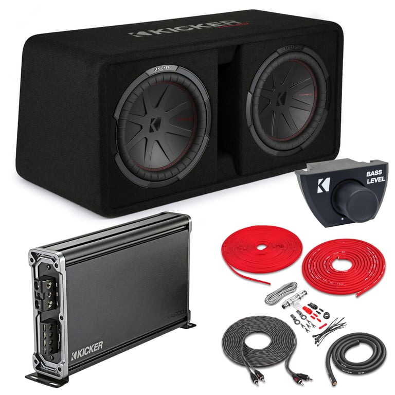 Kicker DCWR122 (48DCWR122) + CXA1200.1 with CXARC and BAK44 Image 1