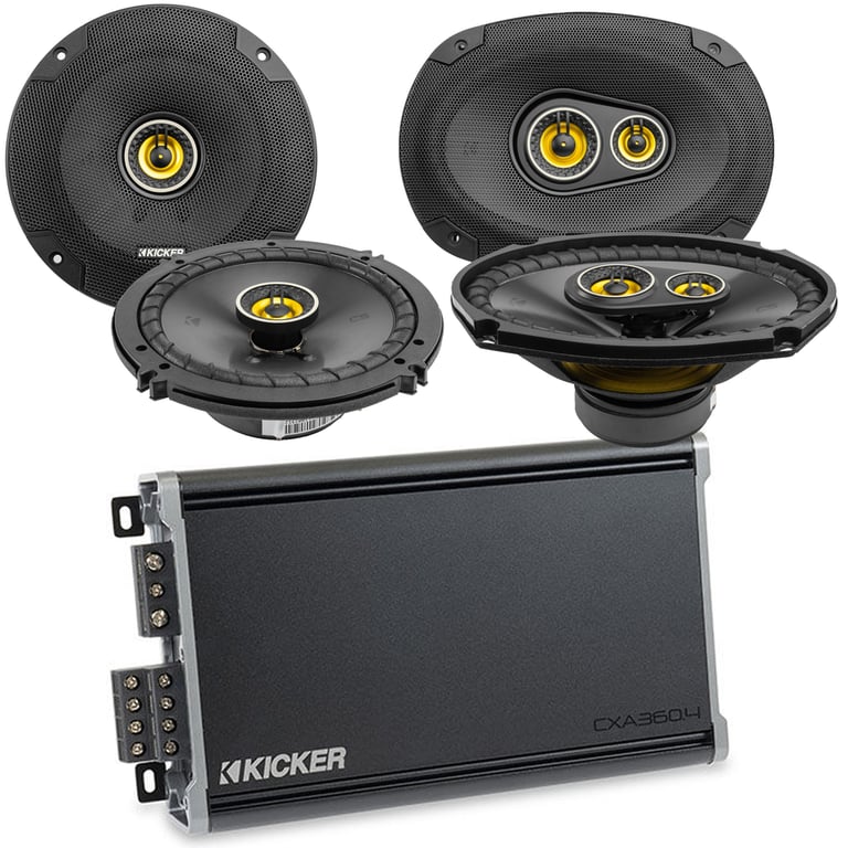 Kicker CSC6934 (46CSC6934) + CSC654 (46CSC654) + CXA360.4 (46CXA3604) Image 1