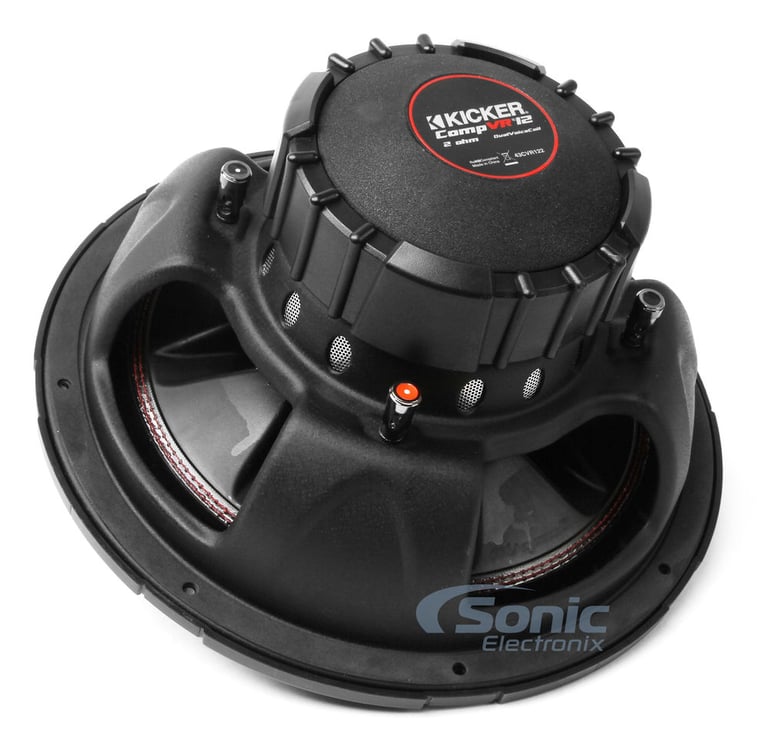 (2) Kicker 43CVR122 12" 1600W Subwoofers + Mono Amplifier+ Free Amp Kit Image 4