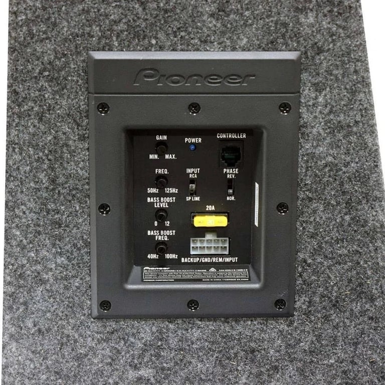 Pioneer TS-WX1010A with Amp Wiring Kit Image 3