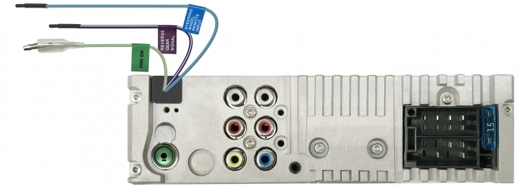 JVC KD-X560BT with License Plate Camera Image 5