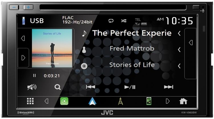 JVC KW-V960BW with License Plate Camera Image 3