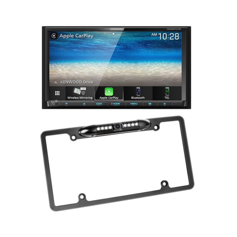 Kenwood DDX9707S with License Plate Camera Image 1
