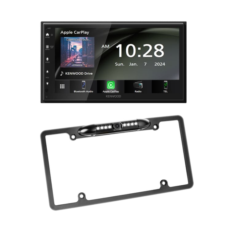 Kenwood DMX4710S with License Plate Camera Image 1