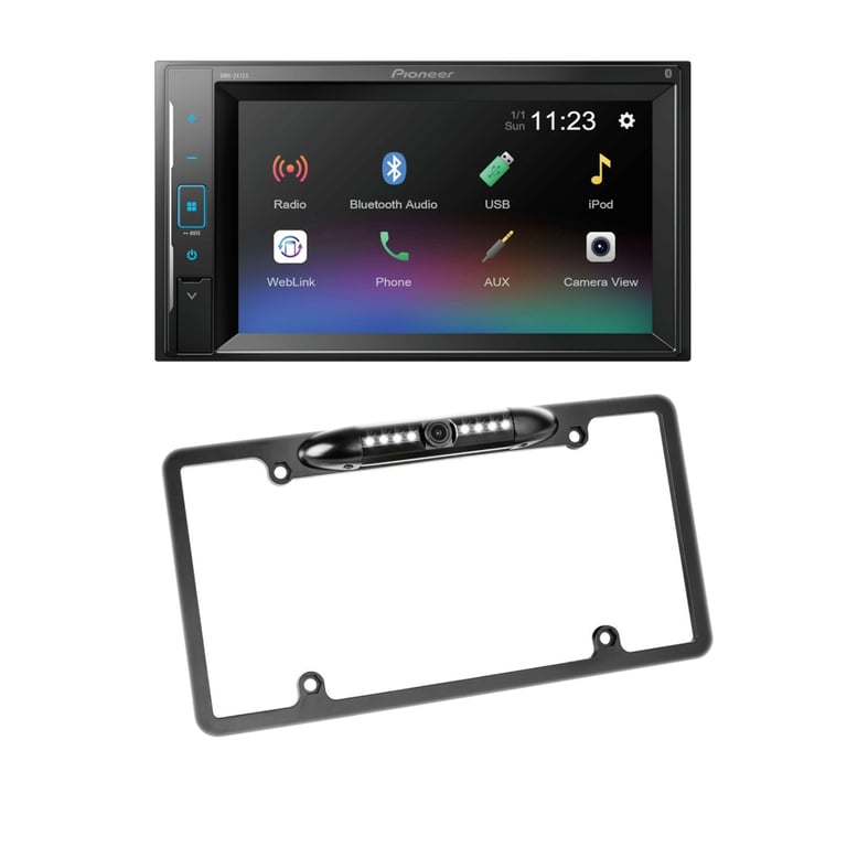 Pioneer DMH-241EX with License Plate Camera Image 1
