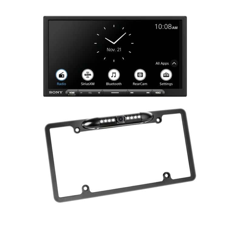 Sony XAV-AX3700 with License Plate Camera Image 1