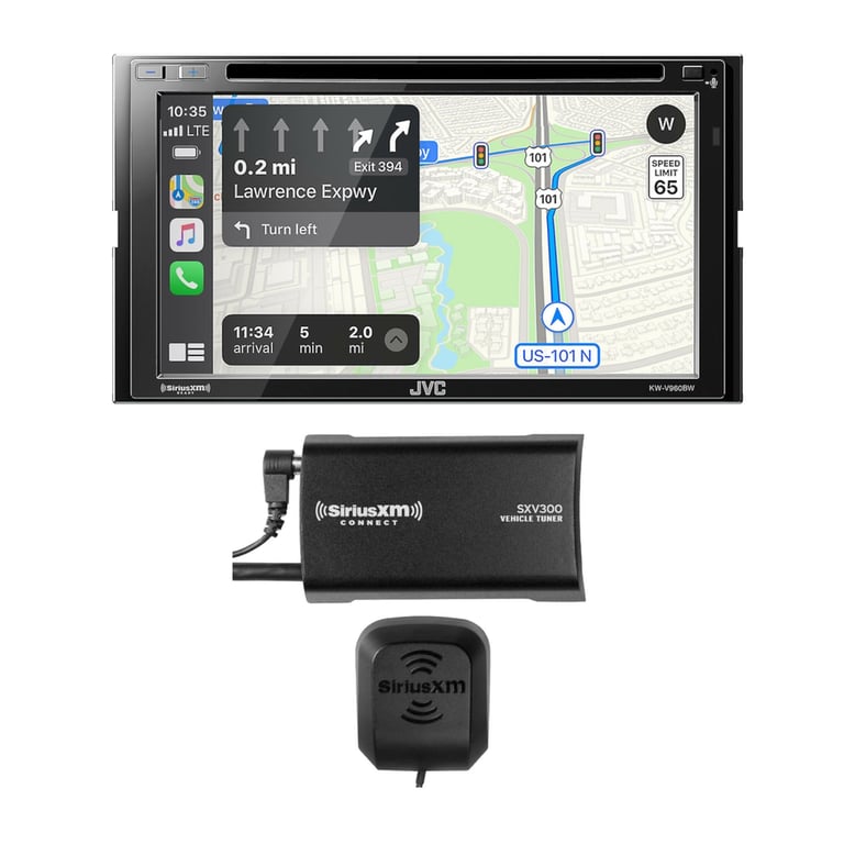 JVC KW-V960BW with SiriusXM SXV300v1 Image 1