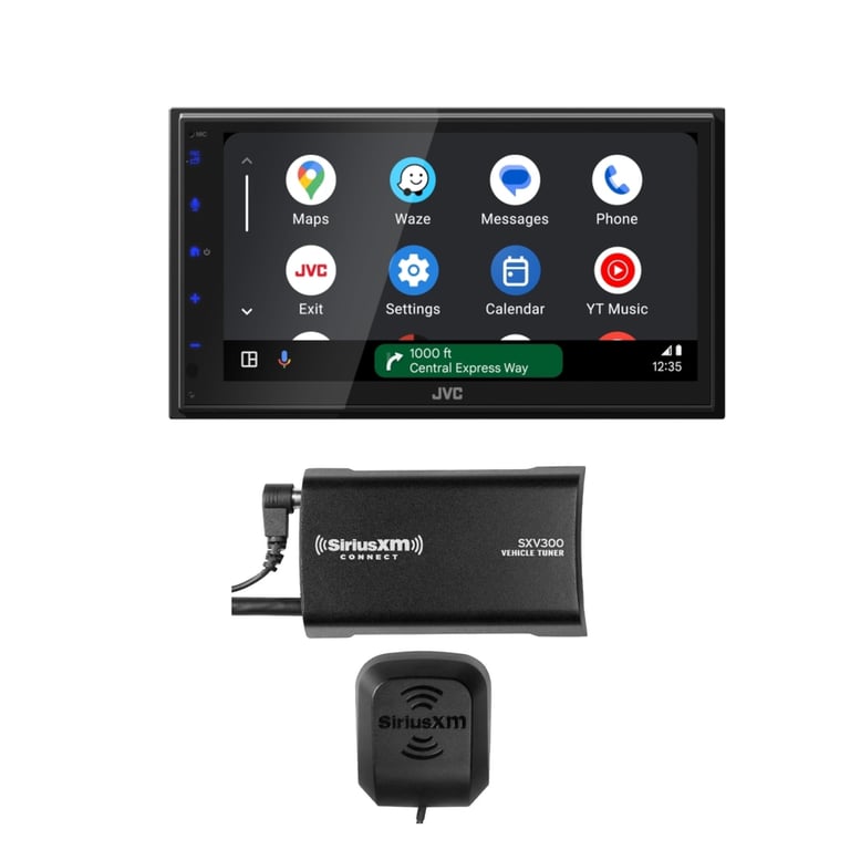 JVC KW-M595BT with SiriusXM SXV300v1 Image 1
