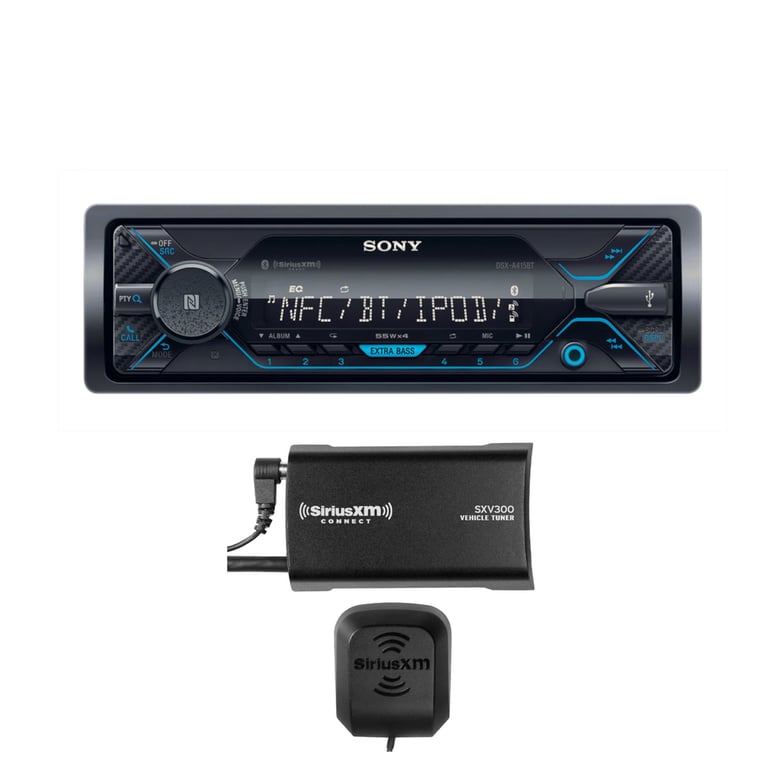 Sony DSX-A415BT (DSXA415BT) with SiriusXM SXV300v1 Image 1
