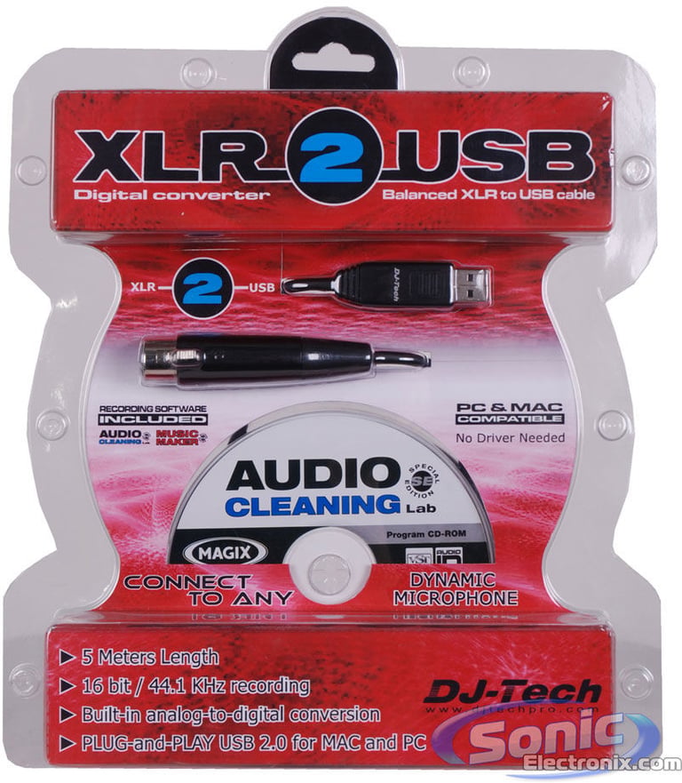 DJ Tech XLR-2-USB Image 1