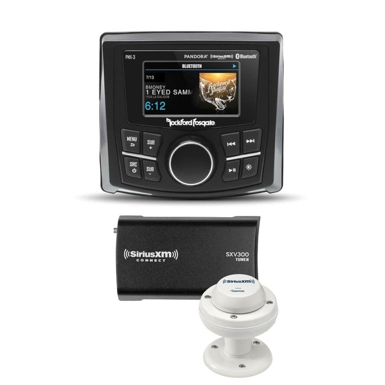 Rockford Fosgate PMX-3 with SiriusXM SXV300M1 Image 1