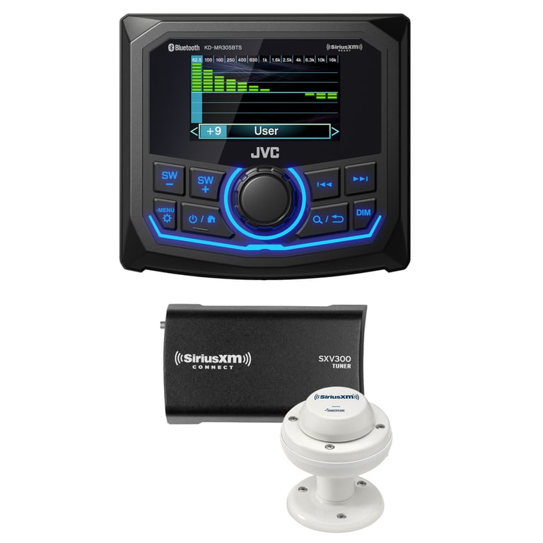 JVC KD-MR305BTS with SiriusXM SXV300M1 Image 1