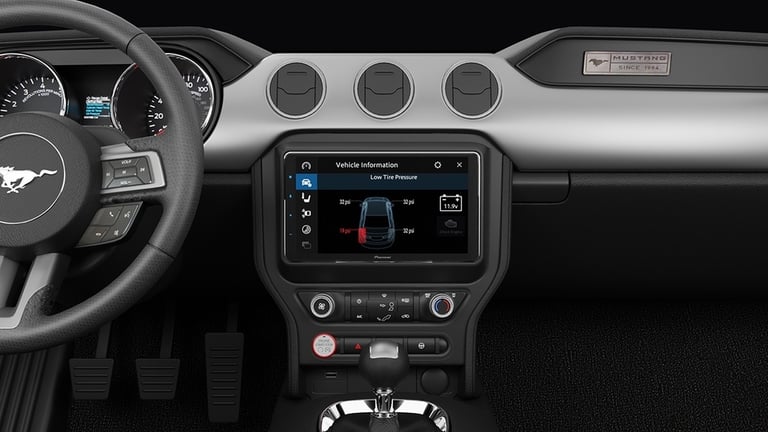 Pioneer DMH-C2550NEX for 2015-2023 Ford Mustang Image 11