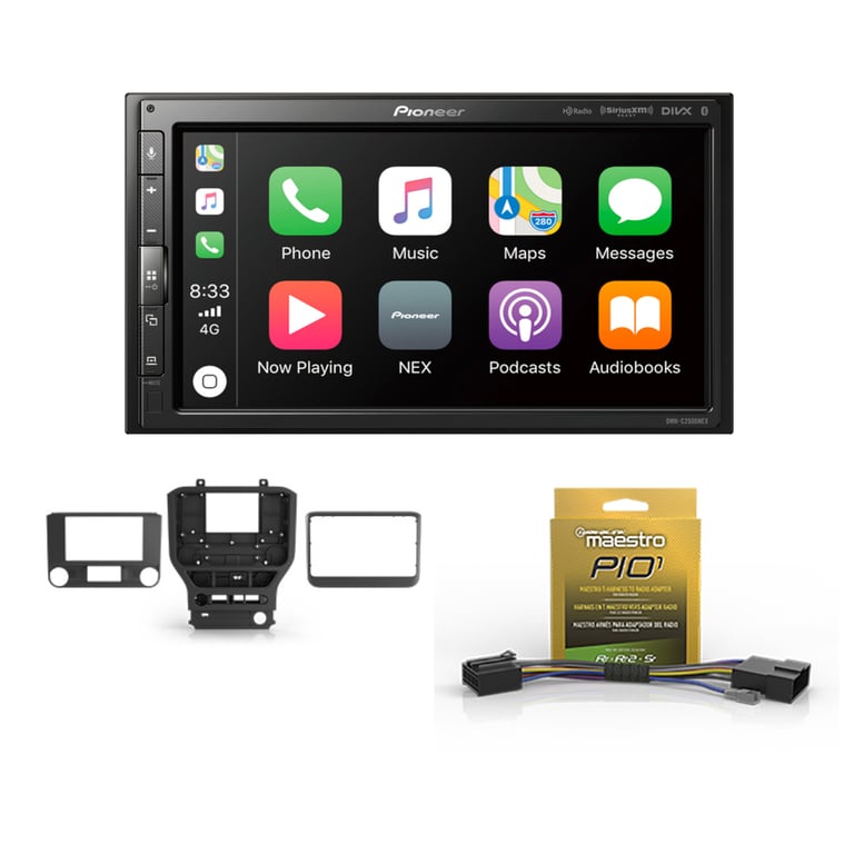 Pioneer DMH-C2550NEX for 2015-2023 Ford Mustang Image 1