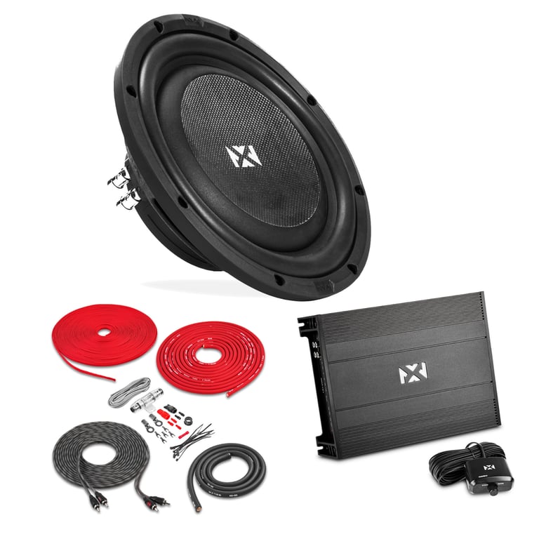 NVX SMW10D4 + NDA101 500W Monoblock and Amp Kit Image 1