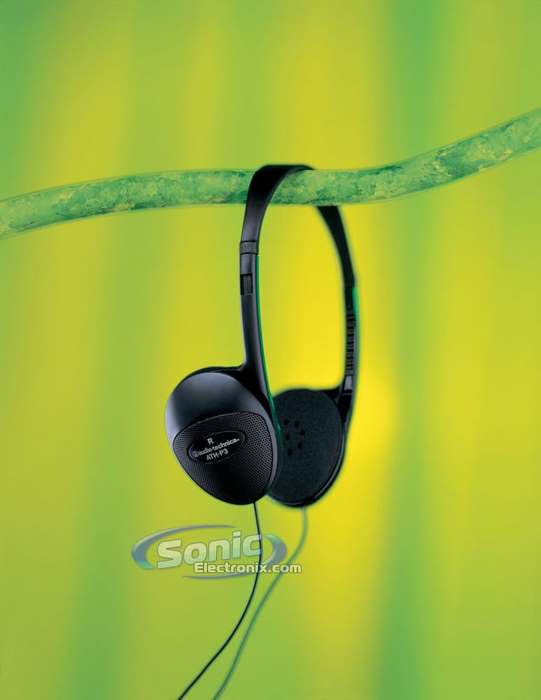 Audio Technica ATH-P3 (ATHP3) Lightweight On-Ear Headphones Image 1