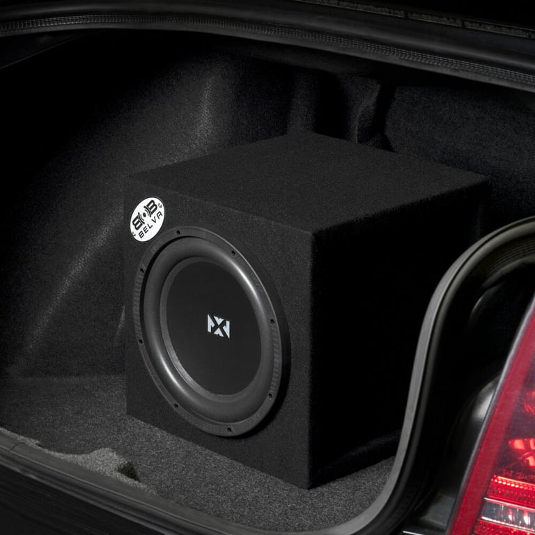 NVX NSW102v3 + NVX XMDFP101 Ported Single 10" Subwoofer Enclosure Image 18
