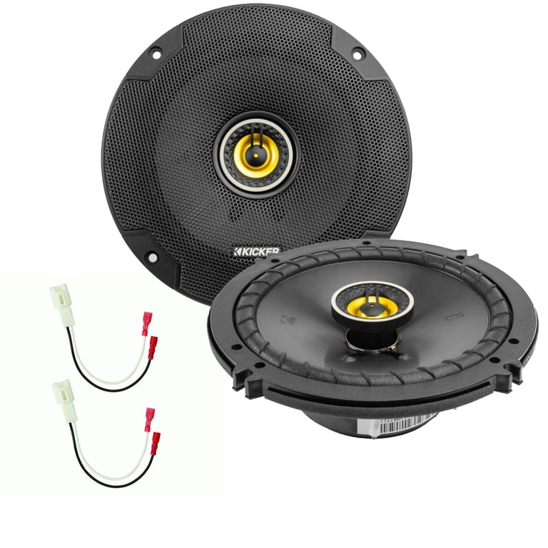 Kicker CS Series Front Door Speaker Replacement Package Image 1