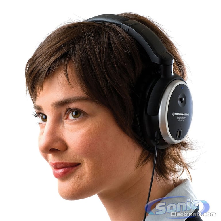 Audio Technica ATH-ANC7B QuietPoint Active Noise Cancelling Headphones Image 5