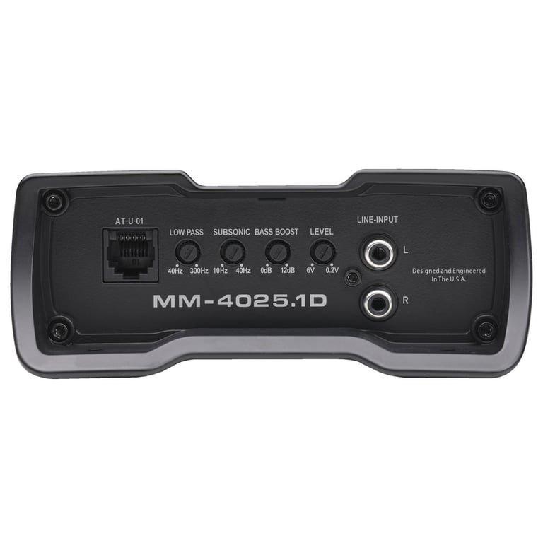 Autotek MM-4025.1D with NVX 4 Gauge Amp Kit Image 5
