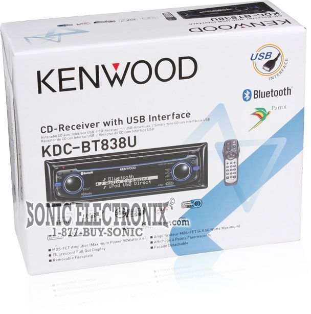 Open Box Kenwood KDC-BT838U Image 7